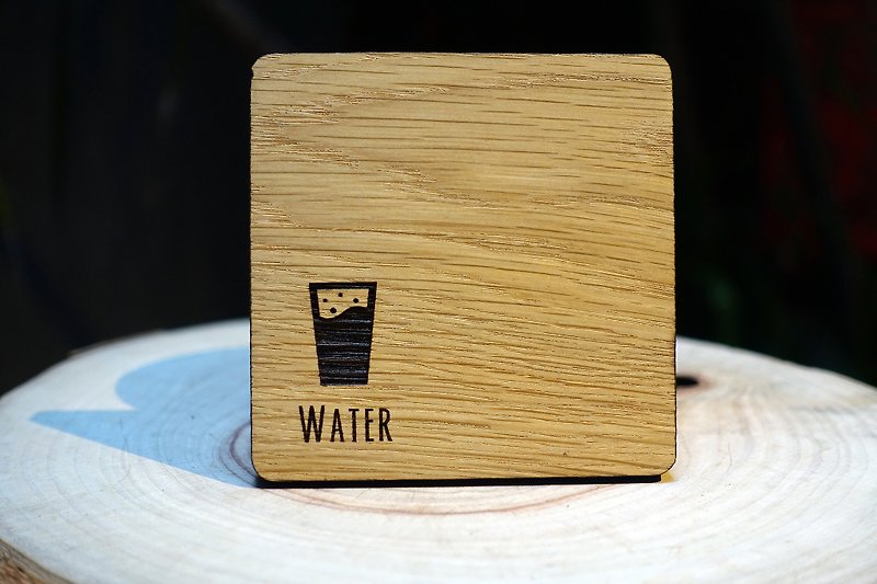 【eyeDesign看见设计】一杯一垫-‘WATER’ - 杯垫 - 木头 