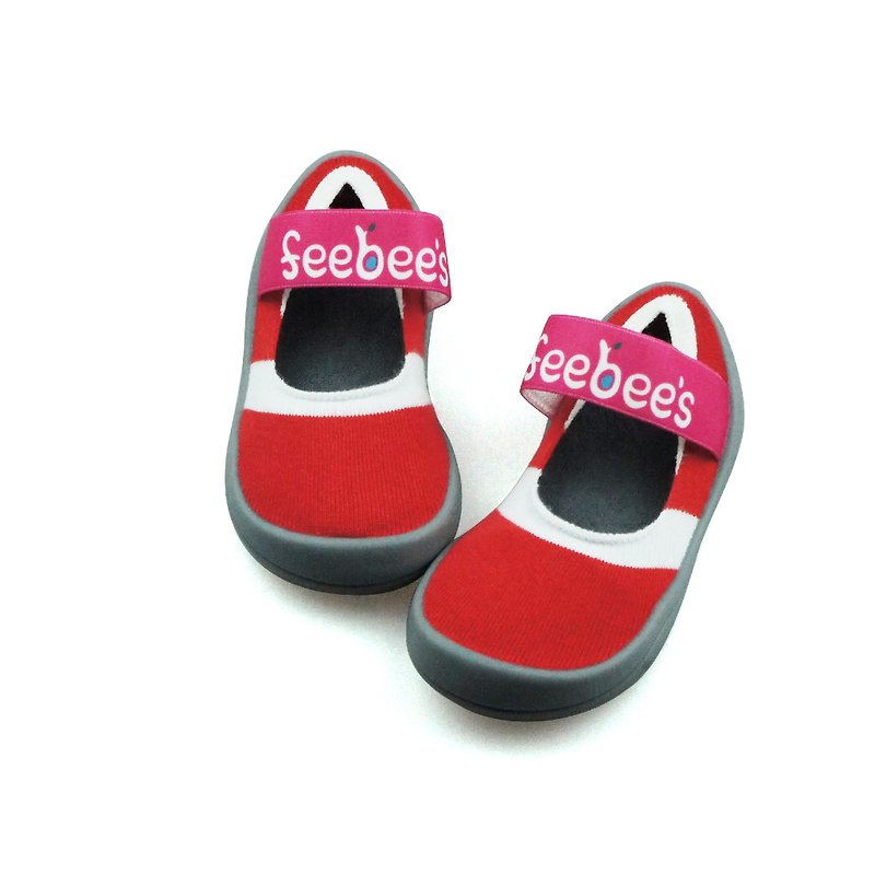 【Feebees】经典系列_火焰红 (学步鞋 袜鞋 童鞋 台湾制造) - 童装鞋 - 其他材质 红色