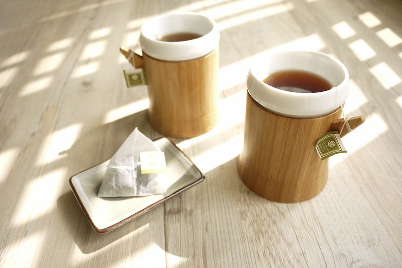 【LABOOS 乐铺】瓷竹杯 - 茶具/茶杯 - 其他材质 绿色