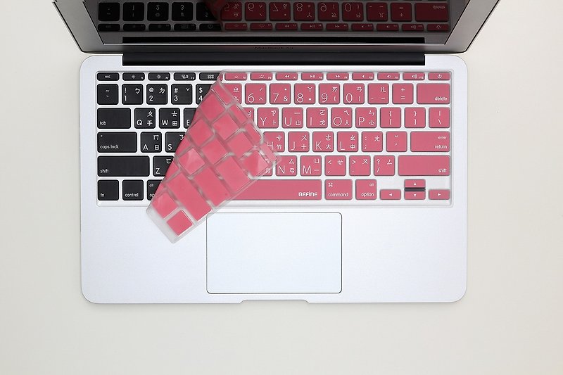 BEFINE Apple MacBook Air 11 专用中文键盘保护膜(8809305222429 - 平板/电脑保护壳 - 其他材质 粉红色