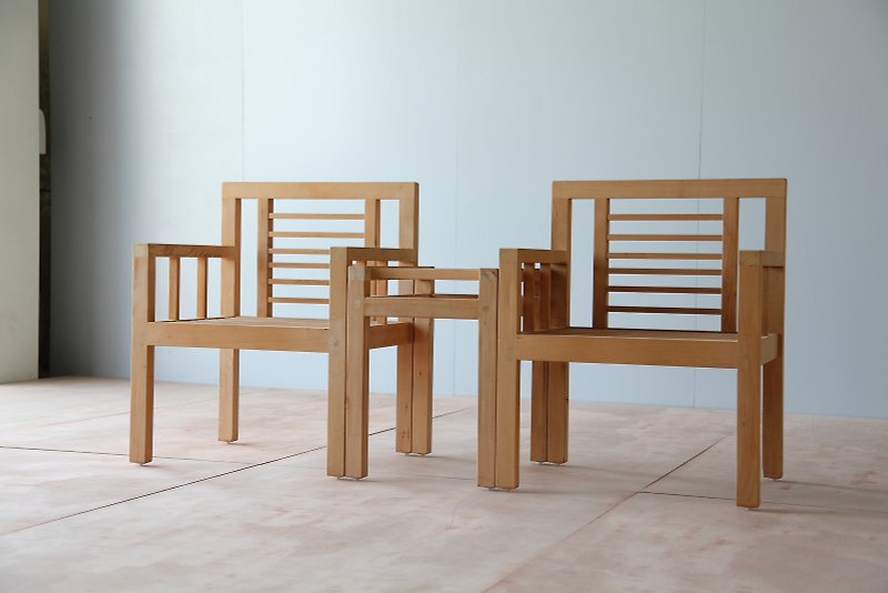 HO MOOD 解构系列—大唐太师桧木组椅 - 椅子/沙发 - 木头 金色