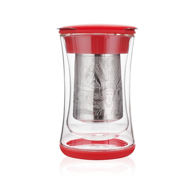 自由叶 | 花东 | 台湾印象冲茶器 - 保温瓶/保温杯 - 玻璃 红色