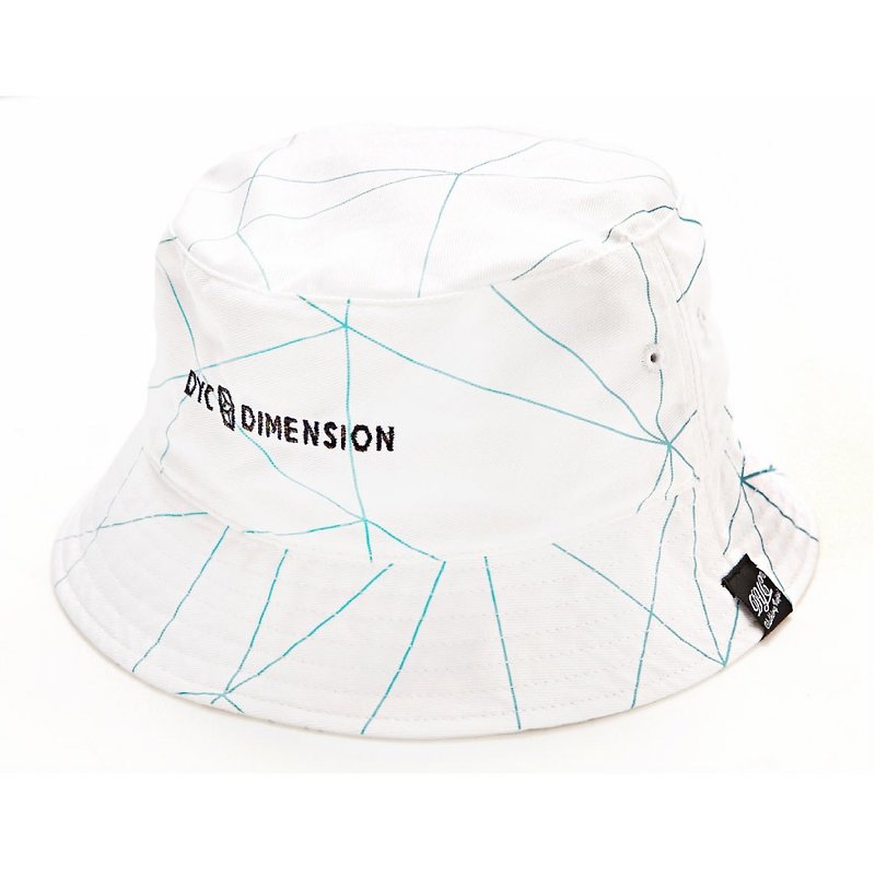 DYC-DIMENSION- Diffusion 双面渔夫帽 - 帽子 - 其他材质 白色