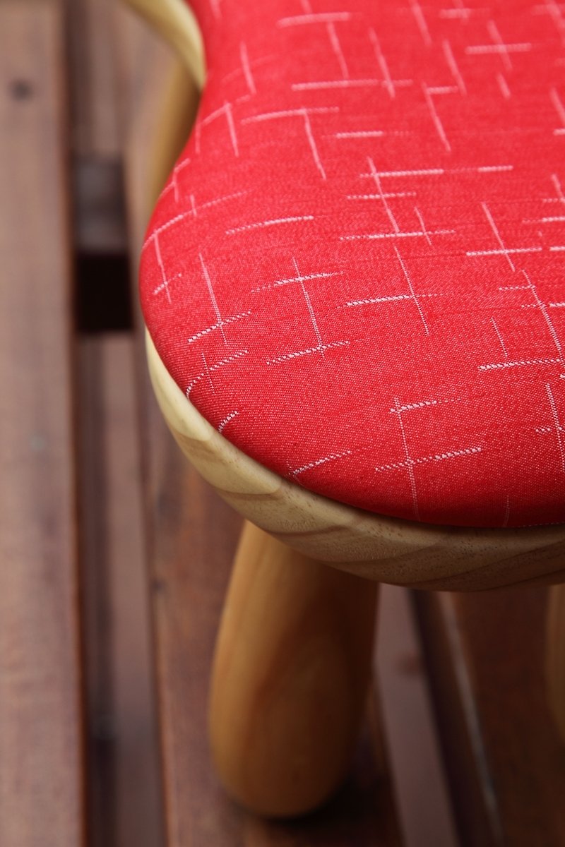 豆椅(小红砖） - 其他家具 - 木头 红色