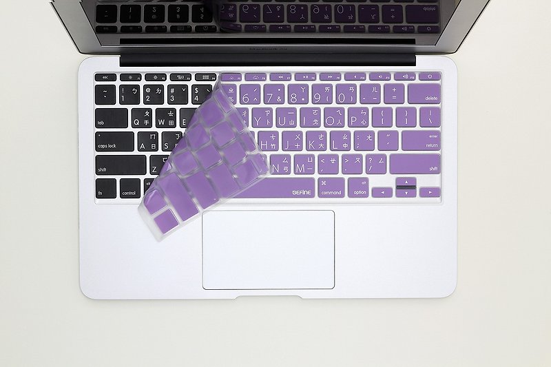 BEFINE Apple MacBook Air 11 专用中文键盘保护膜(8809305222436 - 平板/电脑保护壳 - 其他材质 紫色