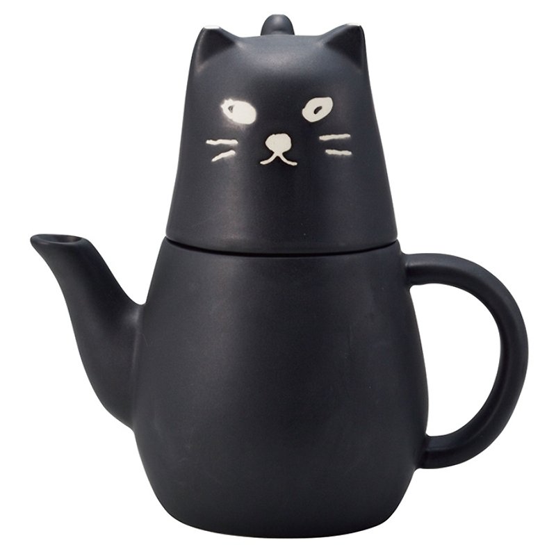 sunart 杯壶组 - 大黑猫 - 茶具/茶杯 - 其他材质 黑色