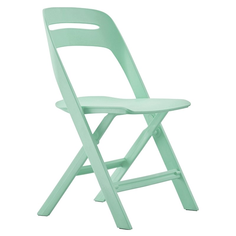NOVITE 诺维特_全塑胶折合椅/薄荷绿 (商品仅配送台湾地区) - 其他家具 - 其他材质 绿色