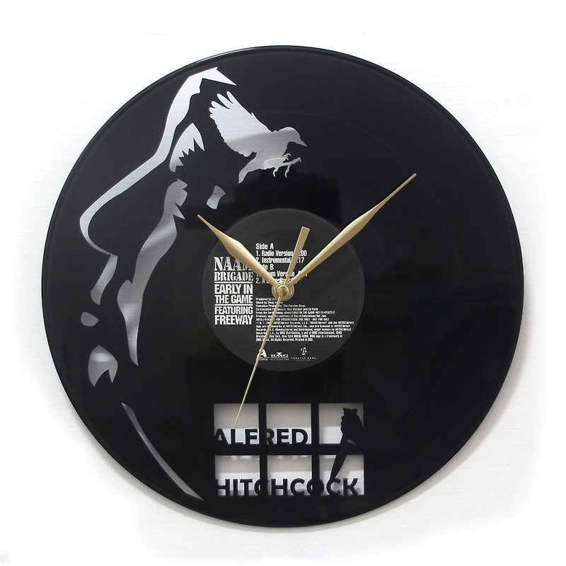 希区考克Hitchcock-黑胶时钟 - 时钟/闹钟 - 其他材质 黑色