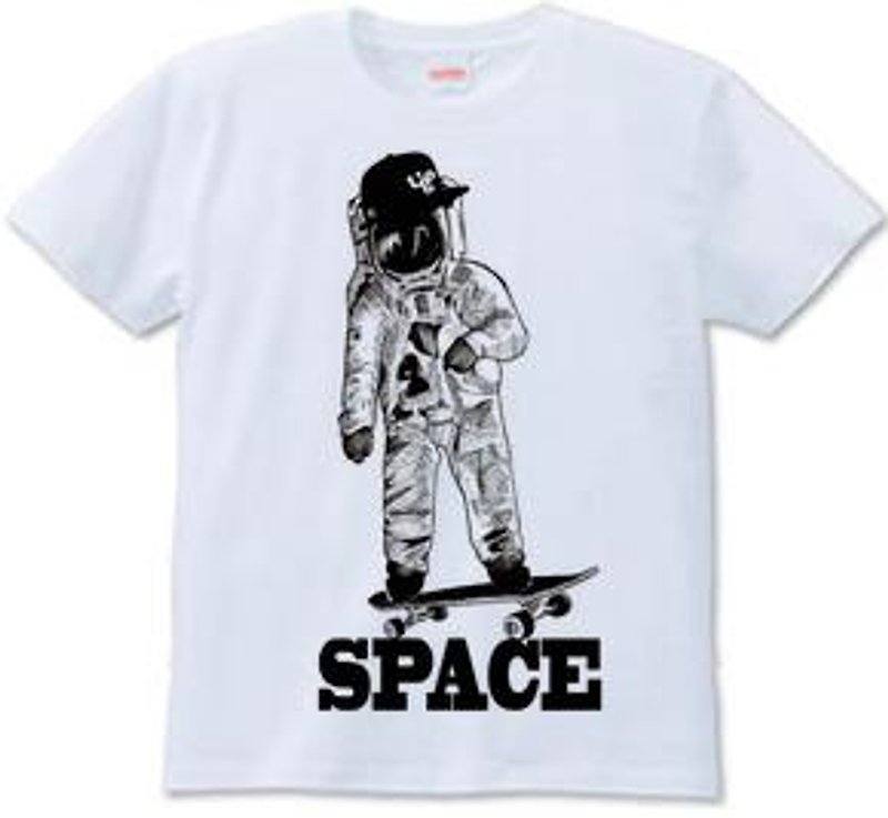 Space Skateboarder（6.2oz） - 男装上衣/T 恤 - 其他材质 