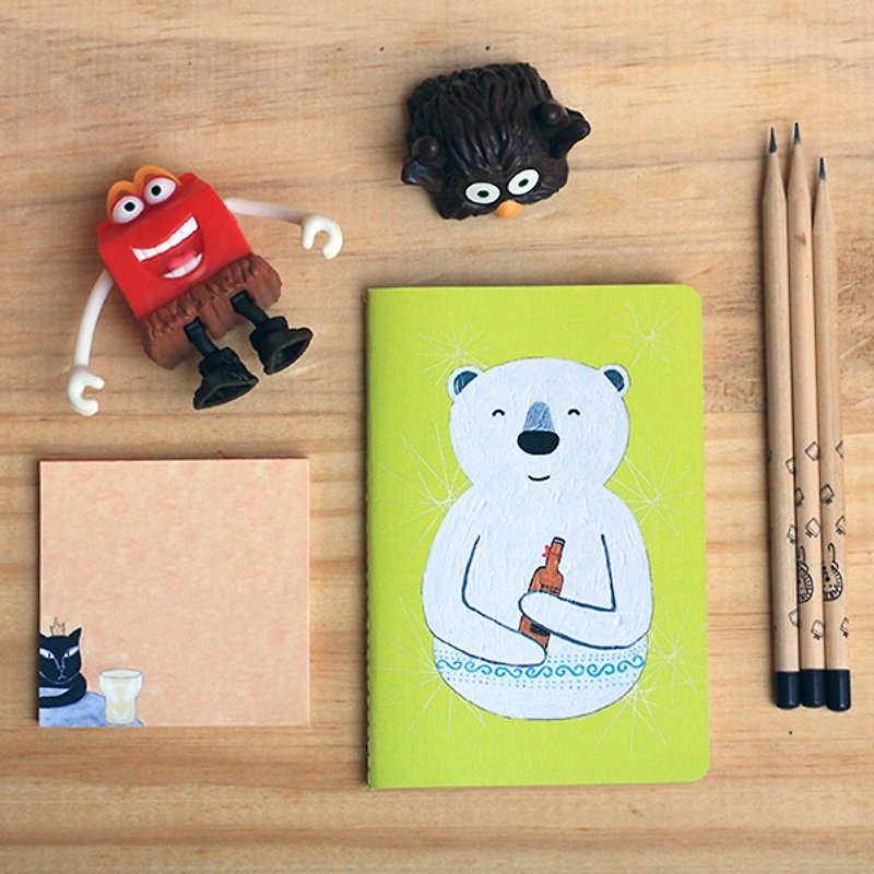 小笔记本 ∣ 不倒翁熊 - 笔记本/手帐 - 纸 多色