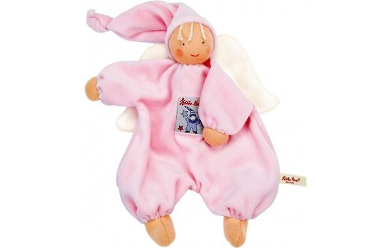 德国百年品牌Käthe Kruse 手工华德福粉红天使娃娃 - 玩具/玩偶 - 羊毛 粉红色