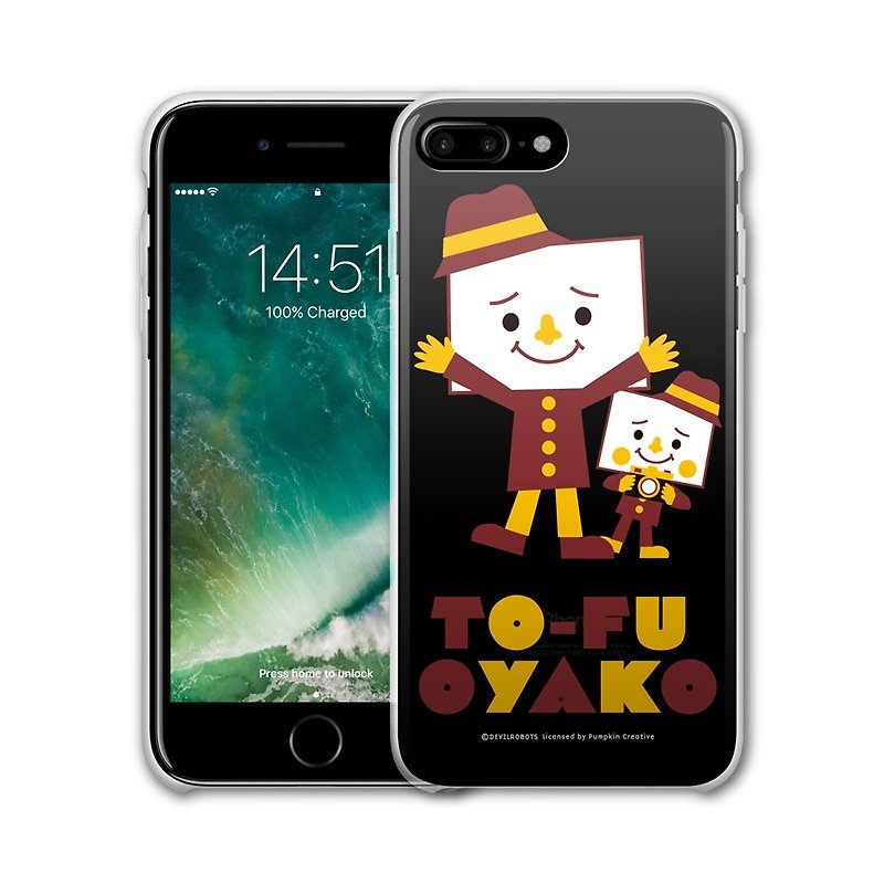 AppleWork iPhone 6/7/8 Plus 原创保护壳 - 亲子豆腐 PSIP-330 - 手机壳/手机套 - 塑料 咖啡色