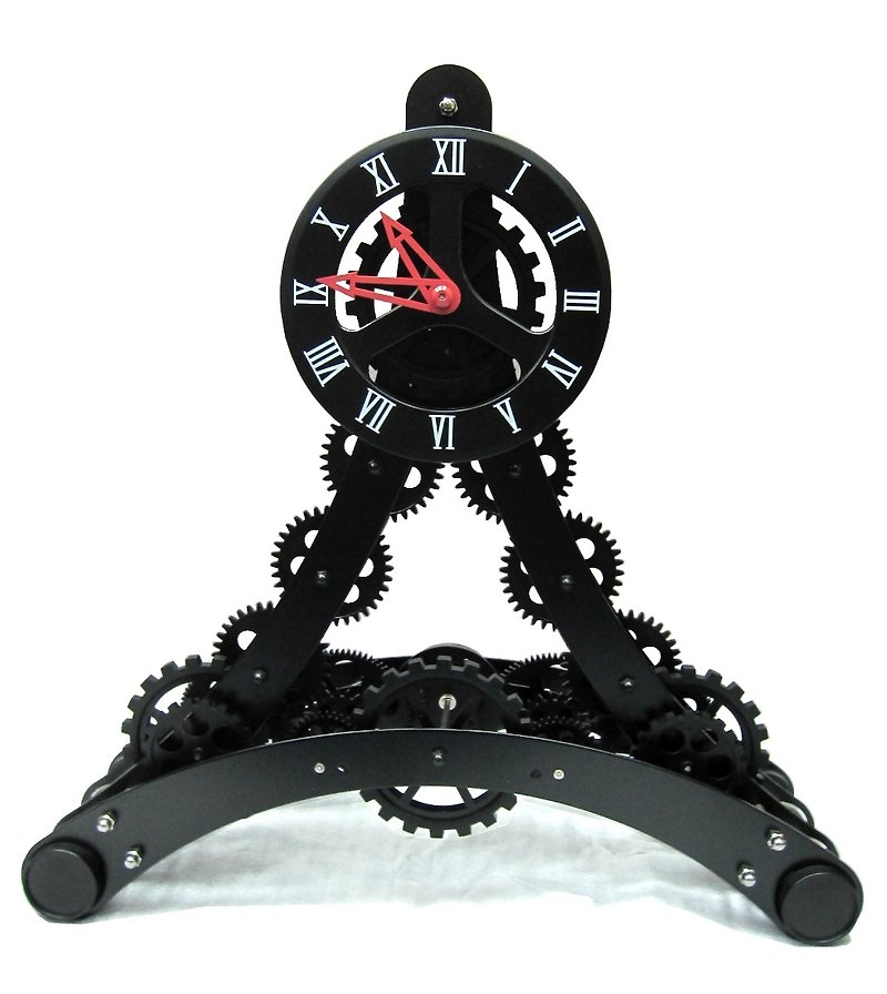 Eiffel Gear table/wall clock 三角塔齿轮挂/座枱钟 - 时钟/闹钟 - 其他金属 黑色