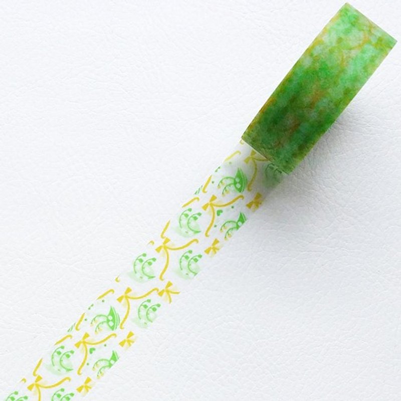 NICHIBAN Petit Joie Mending Tape 花漾胶带 (PJMD-15S013) - 纸胶带 - 其他材质 绿色