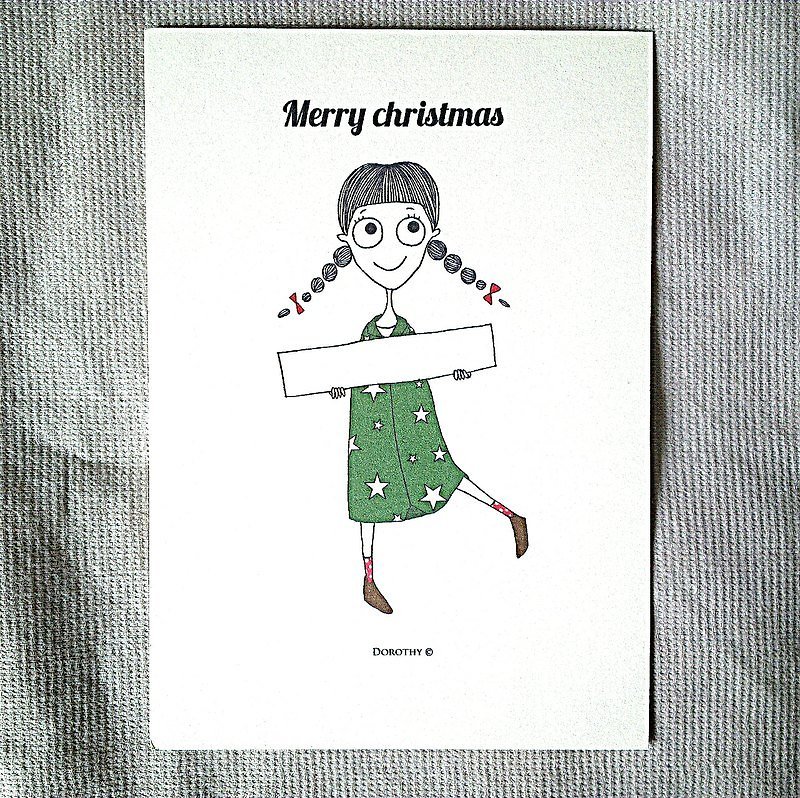 圣诞节明信片-M2 - 卡片/明信片 - 纸 多色