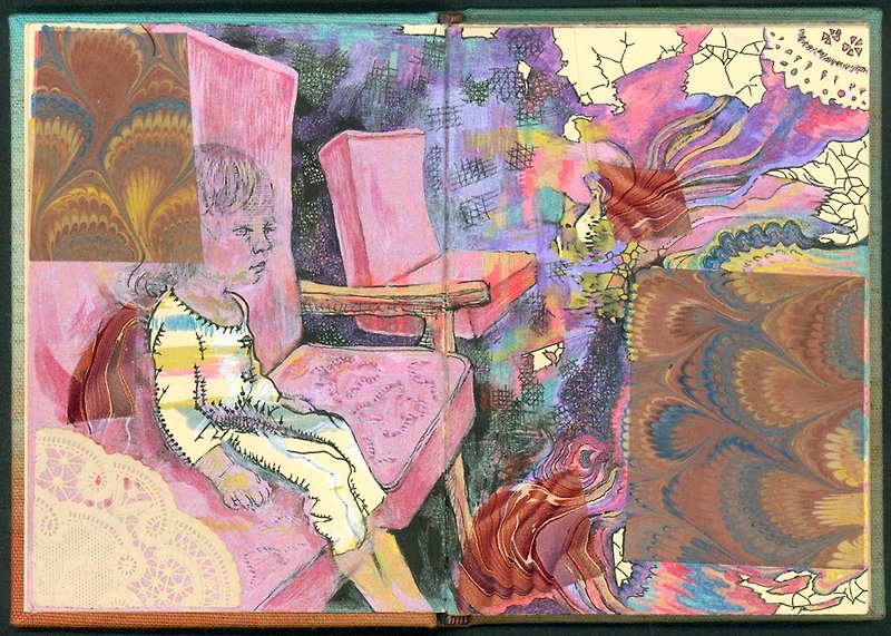Liuyingchieh 沙漠 初版 艺术家的书 手工科普特装订 移动记 - 刊物/书籍 - 纸 多色