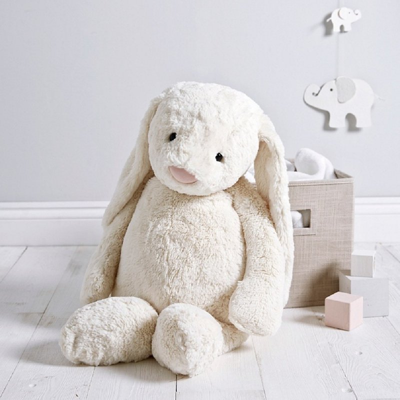 Bashful Cream Bunny 51cm 典雅白兔 - 玩偶/公仔 - 聚酯纤维 白色