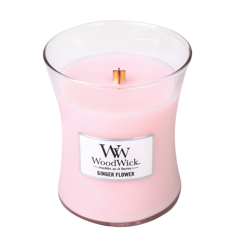WW 10 oz. 经典香氛蜡烛- 粉红姜花 - 蜡烛/烛台 - 蜡 粉红色