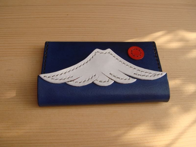 ISSIS - 富士山造型名片夹 - 名片架/名片座 - 真皮 蓝色