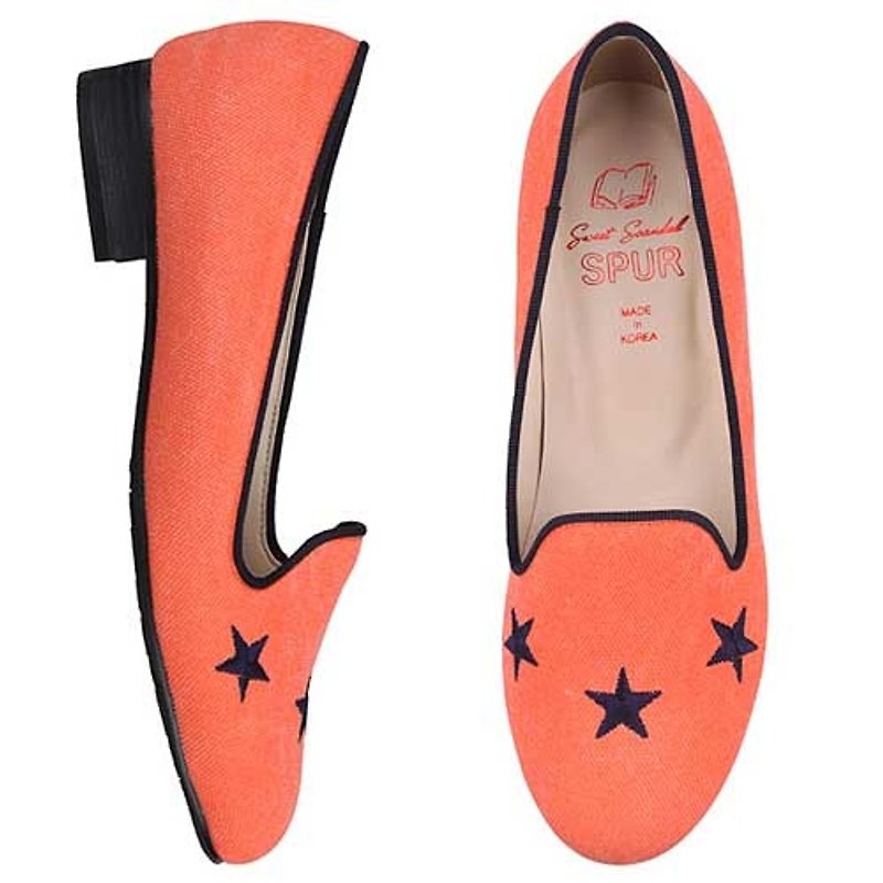【韩国品牌】SPUR 星星平底鞋 FS8064 ORANGE - 女款运动鞋/球鞋 - 其他材质 橘色