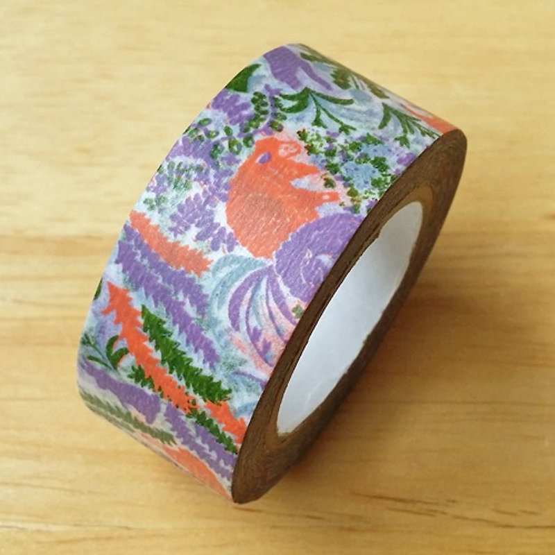 仓敷意匠 x Mihani工房 和纸胶带【牧场-紫 (13101-01)】 - 纸胶带 - 纸 多色