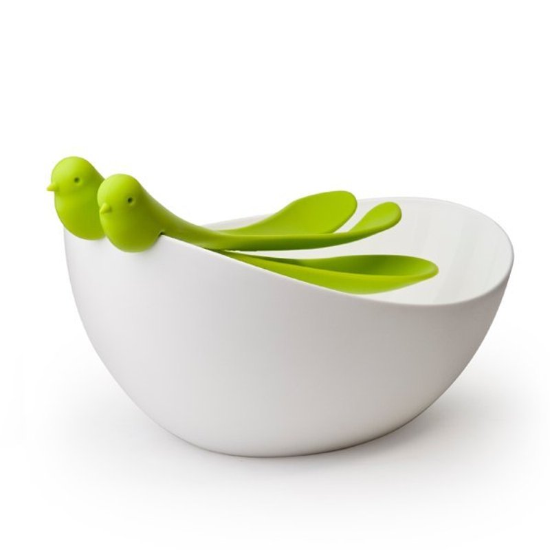 QUALY 雀儿沙拉碗 - 碗 - 塑料 绿色