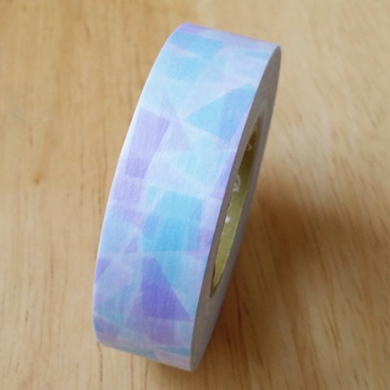 NICHIBAN Petit Joie Masking Tape 和纸胶带【几何-紫 (PJMT-15S007)】 - 纸胶带 - 纸 多色