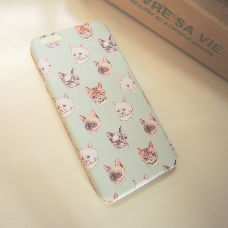 :: 圣诞礼物 :: 猫奴手机壳 iPhone 6+ case （薄荷绿） - 手机壳/手机套 - 塑料 绿色