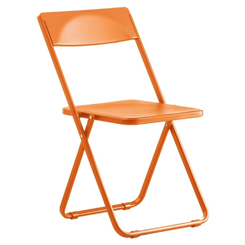 SLIM 司令椅_轻薄折合椅/爽橘 (商品仅配送台湾地区) - 椅子/沙发 - 塑料 橘色