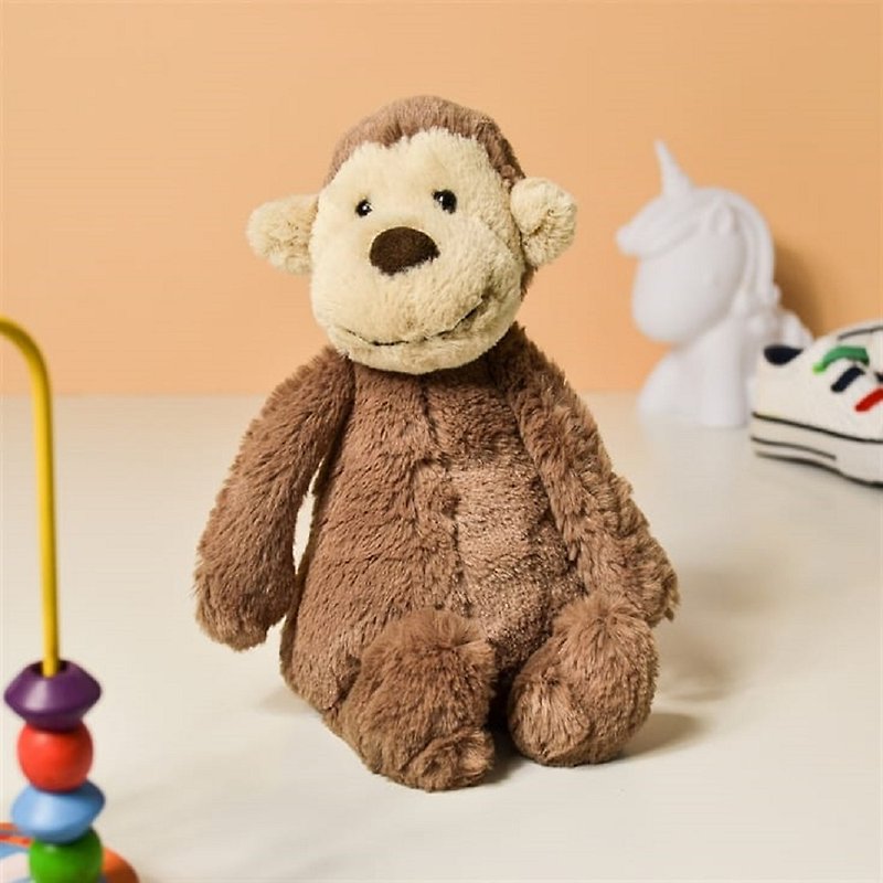 Bashful Monkey 猴子 31cm - 玩偶/公仔 - 聚酯纤维 咖啡色