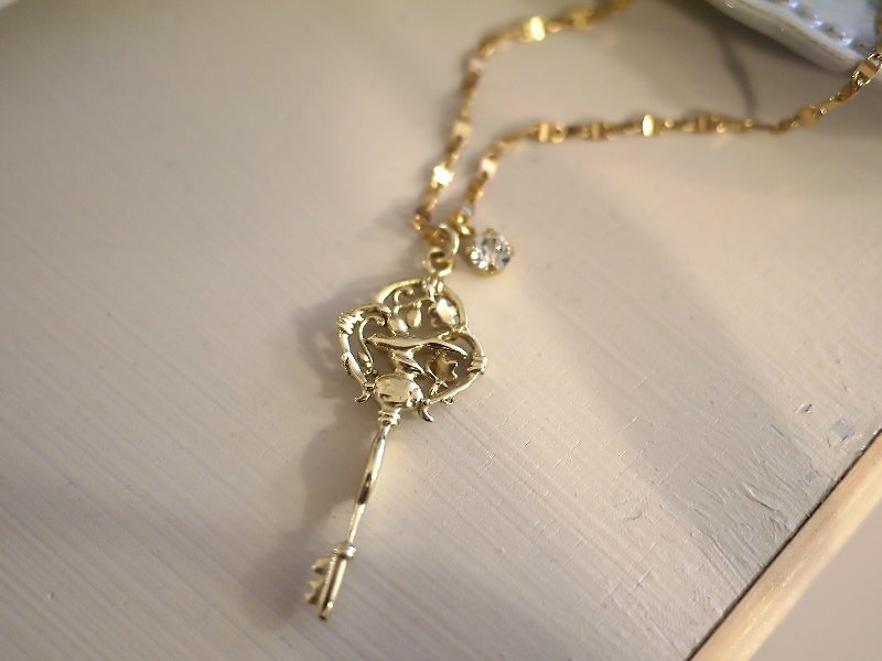 【金夏琳 · 饰品】ZAKKA KEY 黄铜项链 - 项链 - 其他金属 