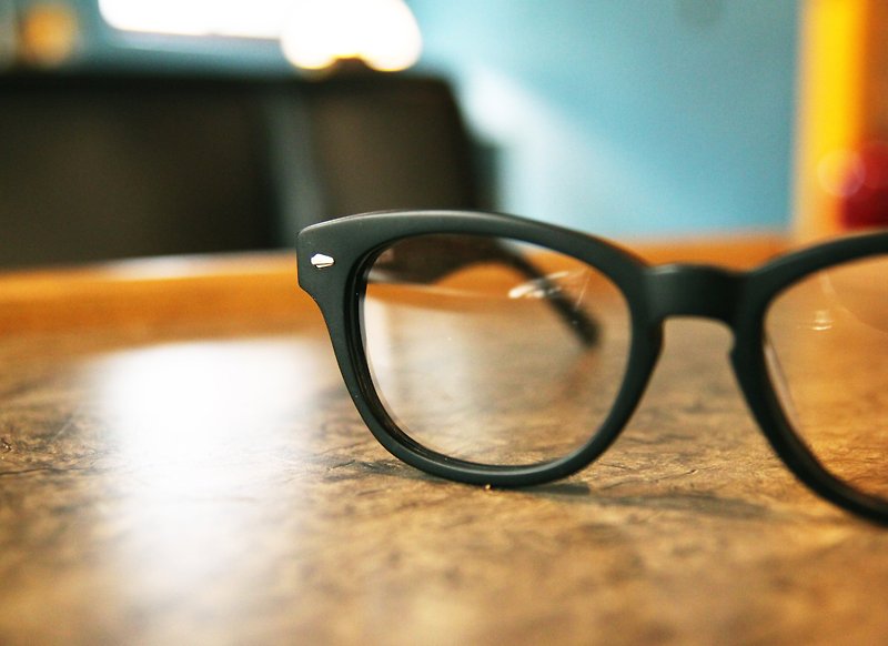 光学眼镜│手工板材│雾黑色│ 复古梨框型 │2is 1678C1P - 眼镜/眼镜框 - 其他材质 黑色
