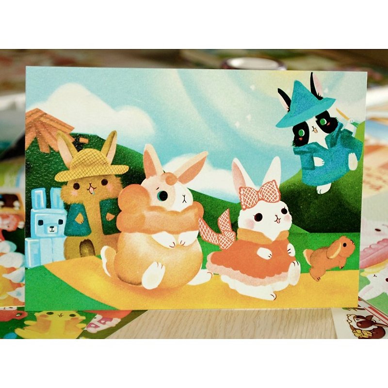 小兔子童话明信片*绿野仙踪 - 卡片/明信片 - 纸 