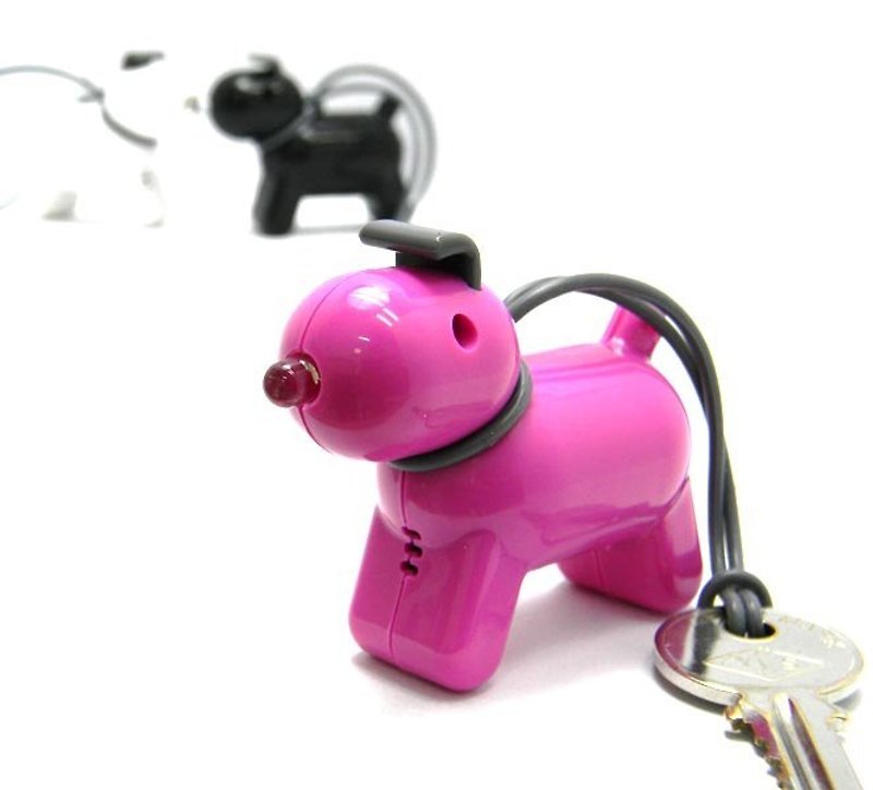 DoggyLED声控钥匙圈-粉红 - 其他 - 塑料 粉红色