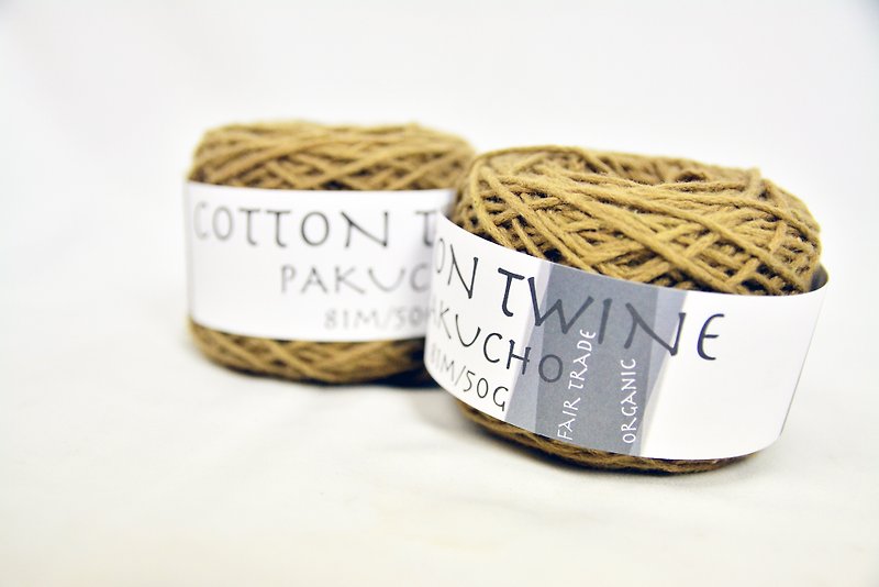 Pakucho Organic Yarn 原生有机棉线-锈铁-公平贸易 - 编织/刺绣/羊毛毡/裁缝 - 棉．麻 咖啡色