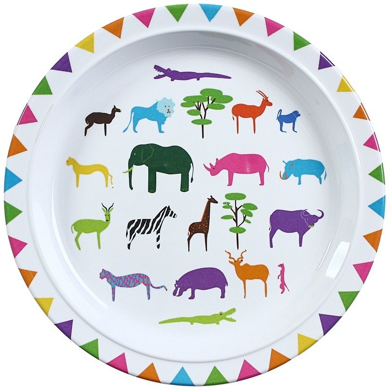 GINGER Kids │ 丹麦泰国设计－非洲丛林餐盘 - 儿童餐具/餐盘 - 其他材质 