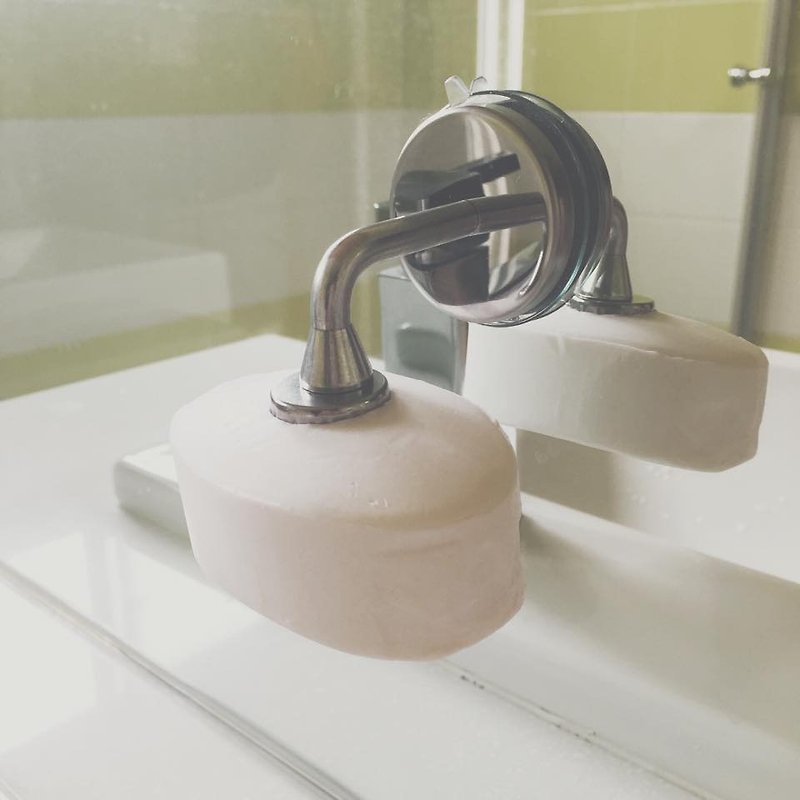 磁性吸盘肥皂架 - 卫浴用品 - 其他金属 白色