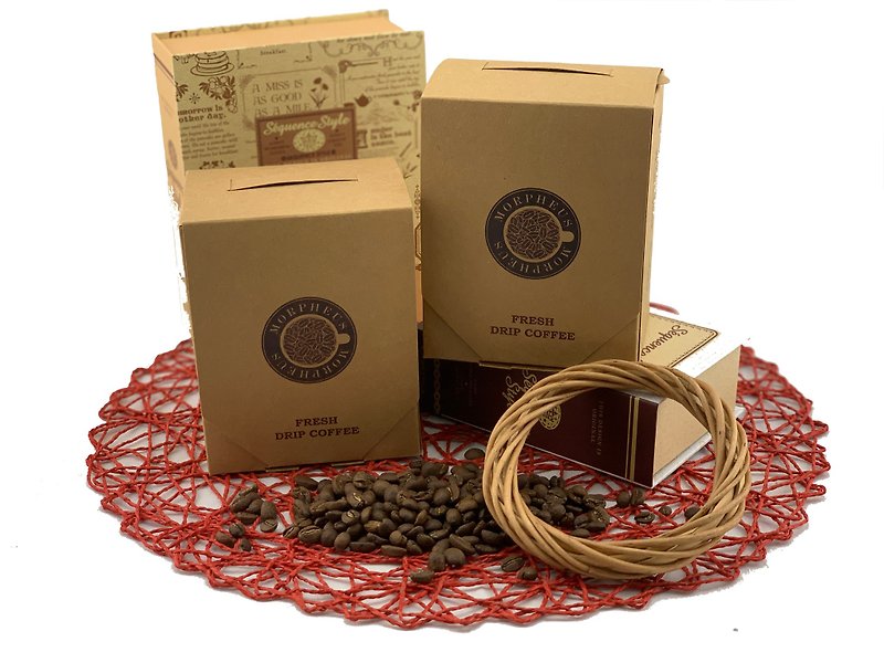 【莫菲尔斯庄园咖啡】滤挂式&耳挂式精致小盒装 - 咖啡 - 新鲜食材 咖啡色