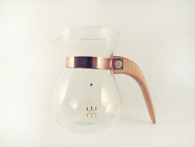 “露·La Rosee”木质手感咖啡壶-第二代-简约款-榉木-需预购 - 厨房用具 - 木头 金色