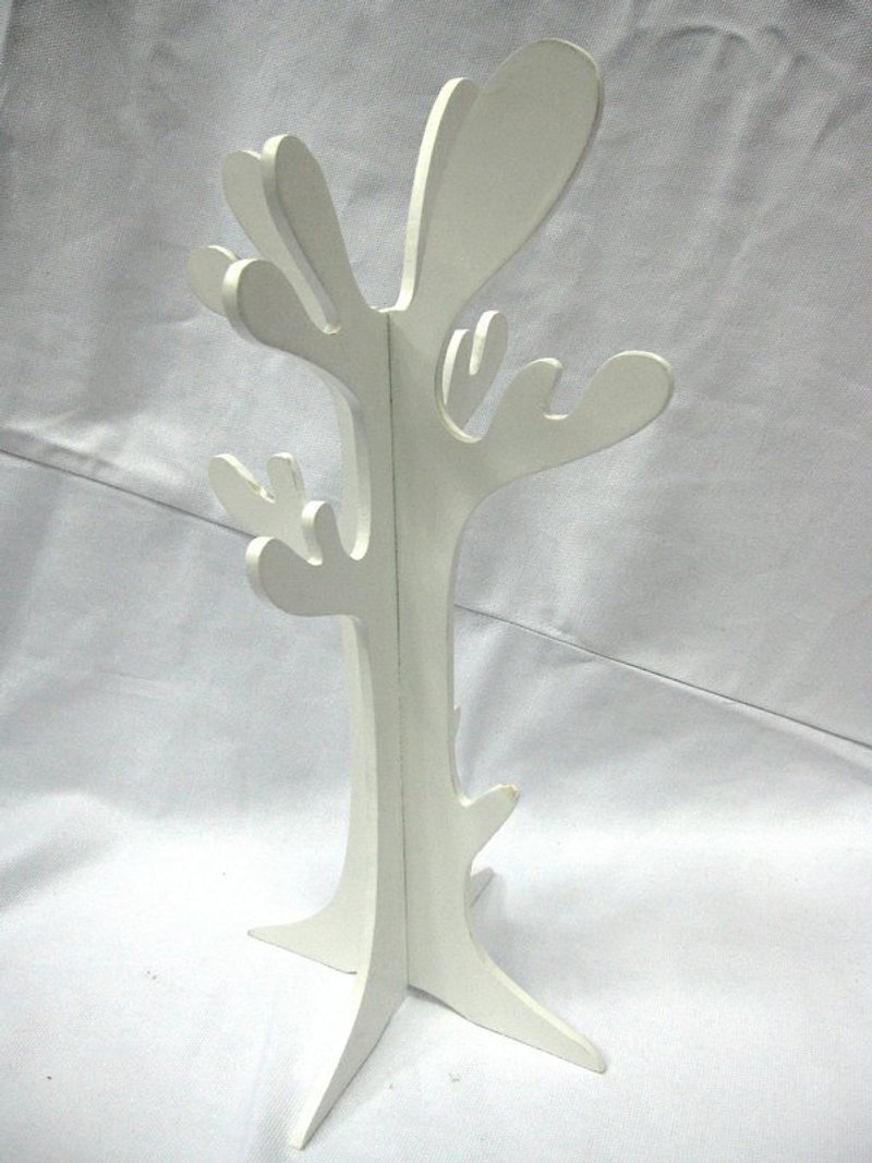 pt, Jewellery hanger Autumn Tree(Free Shipping) 荷兰pt., 树形饰物挂座(包邮) - 摆饰 - 木头 白色
