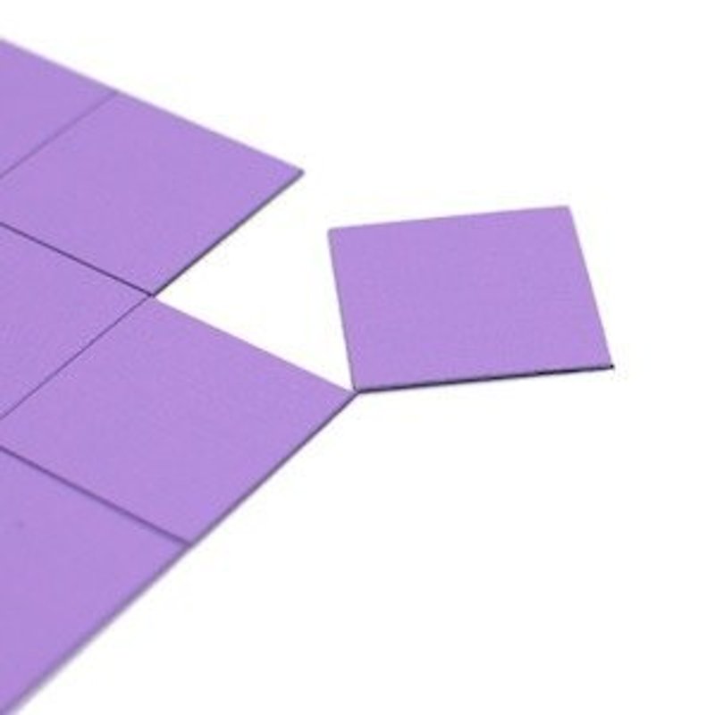 ３＋磁铁（拼贴）方块　　　　　　　　　霓虹 · 紫 - 冰箱贴/磁贴 - 压克力 紫色