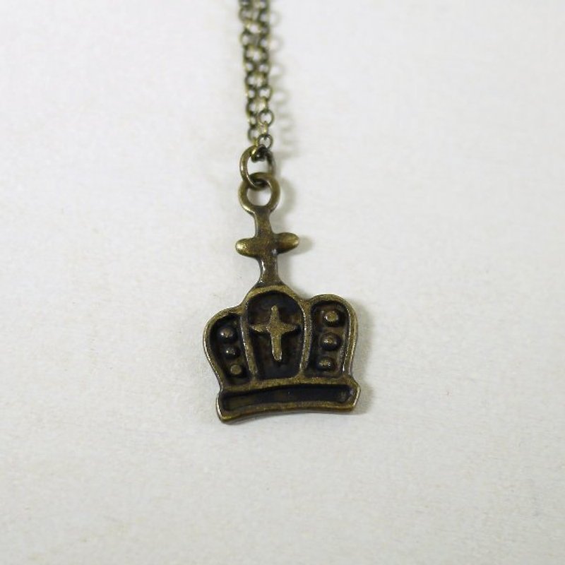 【金＊夏琳 · 饰品】 中世纪皇冠 --纯铜/古铜 - 项链 - 其他金属 