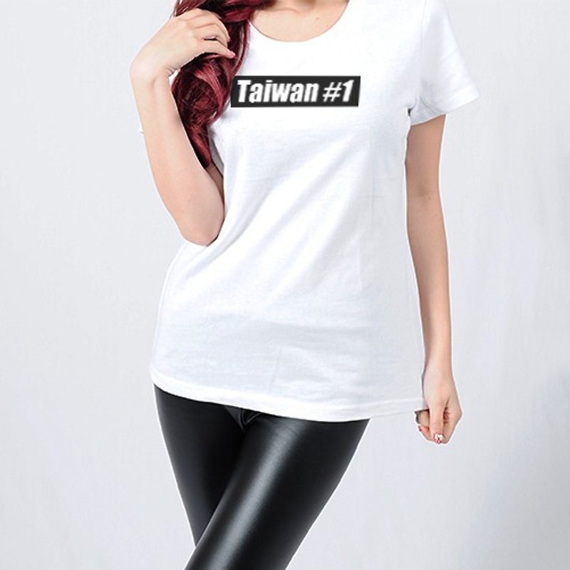 Taiwan#1 方块白TAC4-01-TWGO1 - 中性连帽卫衣/T 恤 - 其他材质 白色