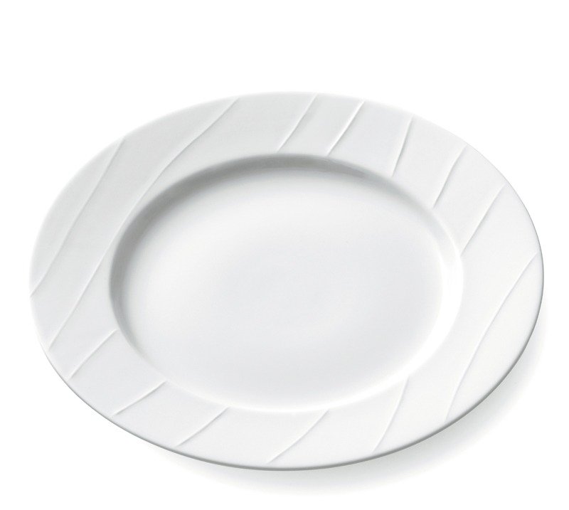 极简沙拉餐盘组/27cm-4pcs - 浅碟/小碟子 - 瓷 白色