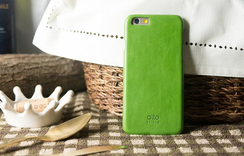 Alto iPhone 6/6S 4.7寸 真皮手机壳背盖 Original - 莱姆绿_可加购定制文字雷雕 - 手机壳/手机套 - 真皮 绿色
