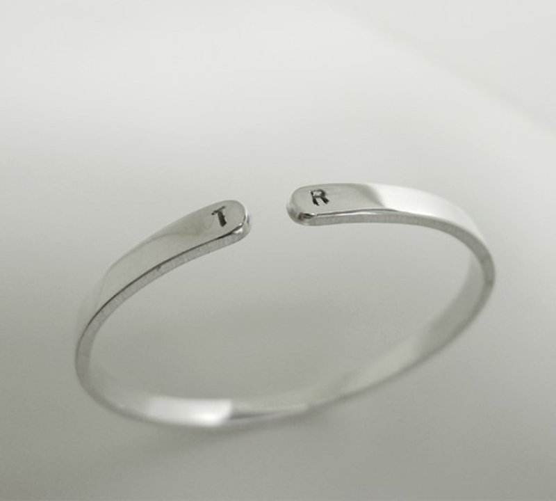 极简 银 手环 - 手链/手环 - 其他金属 白色