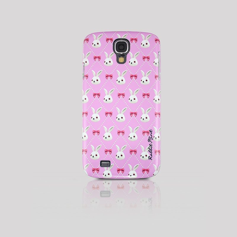 (Rabbit Mint) 薄荷兔手机壳 - 布玛莉蝴蝶结 Merry Boo - Samsung S4 (M0013) - 手机壳/手机套 - 塑料 粉红色