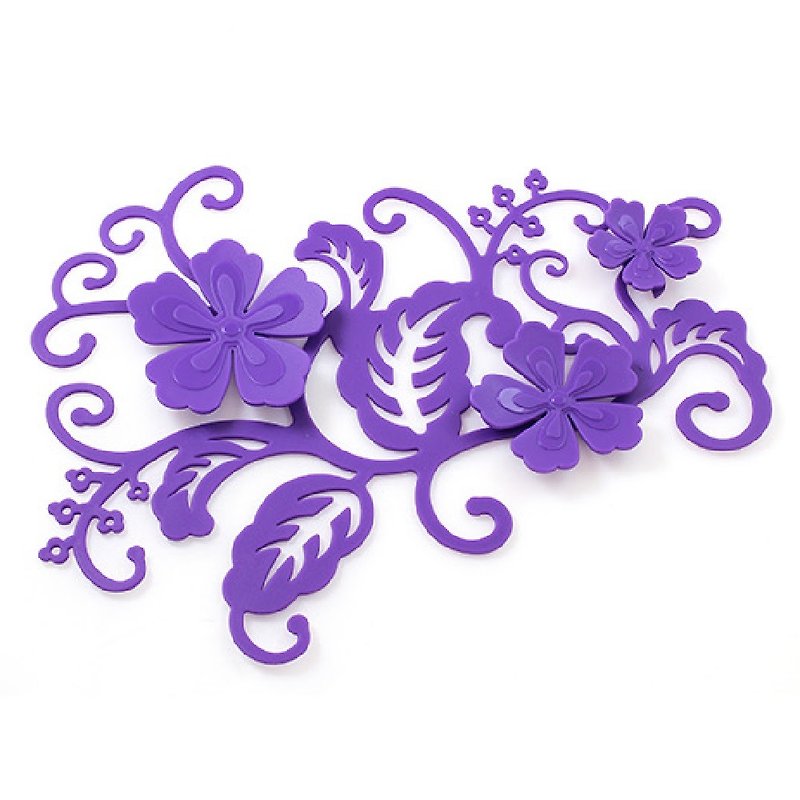 牡丹壁饰 PURPLE 紫色 - 墙贴/壁贴 - 塑料 紫色