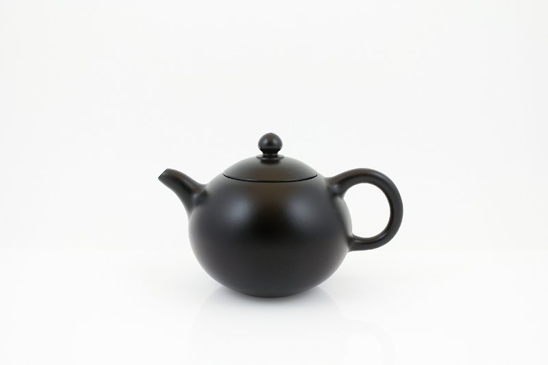 渗碳 贵妃壶 - 茶具/茶杯 - 陶 黑色