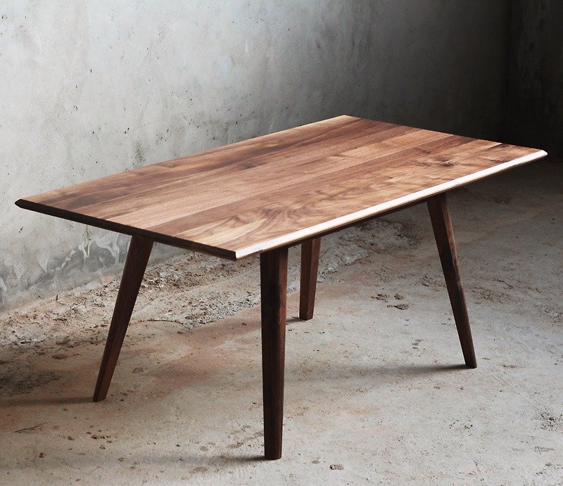 Moment木们-熹工房-设计家具-实木咖啡桌、餐桌 - 餐桌/书桌 - 木头 黑色